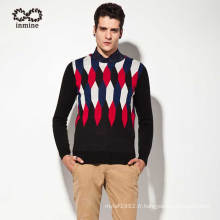 ODM en laine en acrylique Jacquard Man Sweater Garment